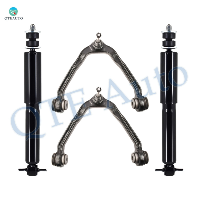Set of 4 Front Upper Control Arm Ball Joint-Shock Absorber For 2007 Chevrolet Silverado 1500 Classic Crew Cab Pickup