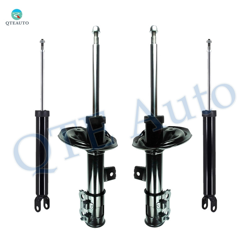 Set 4 Front Suspension Strut Assembly - Rear Shock For 2007-2010 Hyundai Elantra
