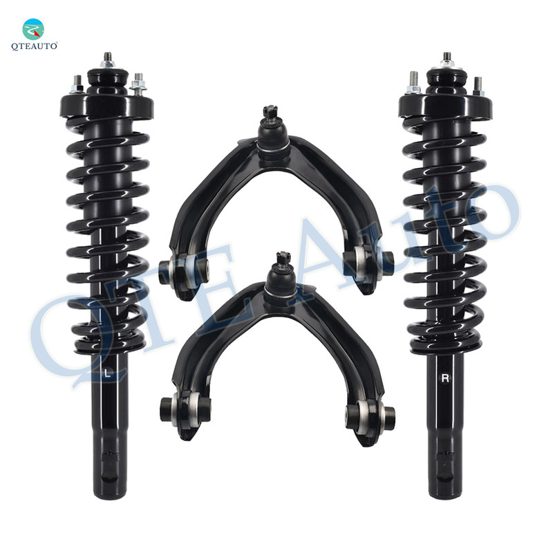 Set of 4 Front Upper Control Arm Ball Jointt-Quick Complete Strut-Coil Spring Assembly For 1997-2001 Honda CR-V