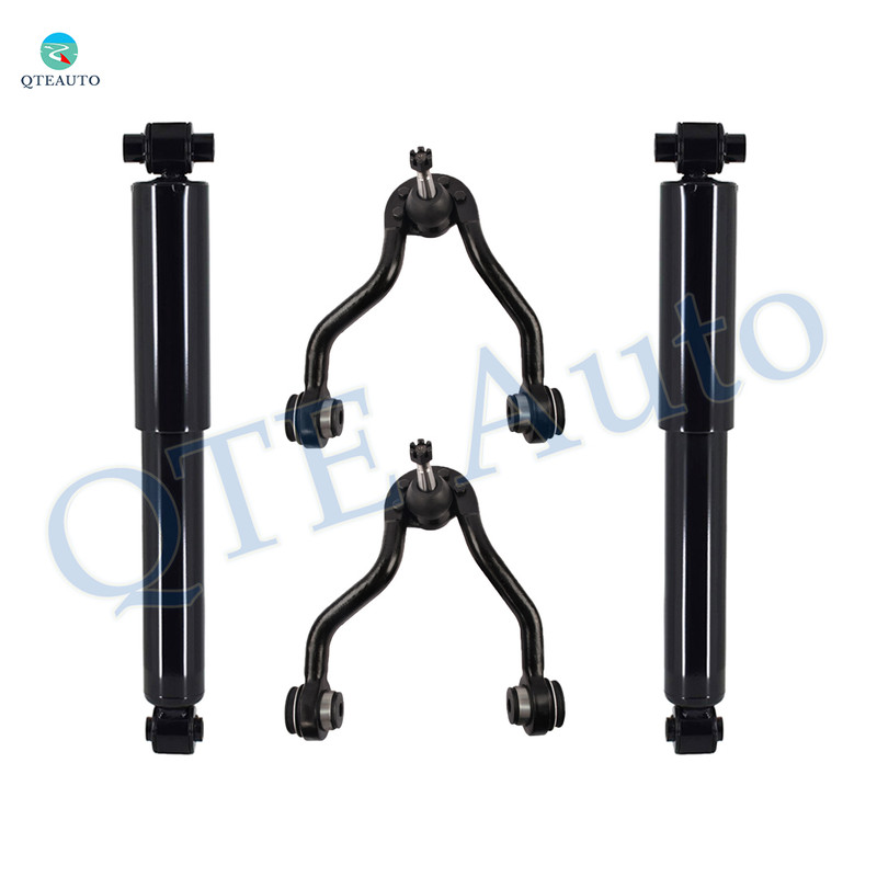 Set of 4 Front Upper Control Arm Ball Joint-Shock Absorber For 1992-1996 Chevrolet K2500 Suburban