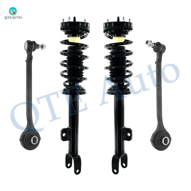 Set of 4 Front Lower Forward Control Arm Ball Joint-Quick Complete Strut-Coil Spring Assembly For 2012-2016 Dodge Charger V8