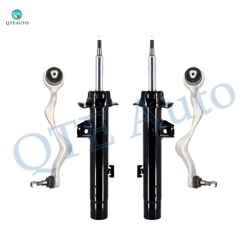Set of 4 Front Lower Forward Control Arm Ball Joint-Suspension Strut Assembly For 2007-2010 BMW 323I