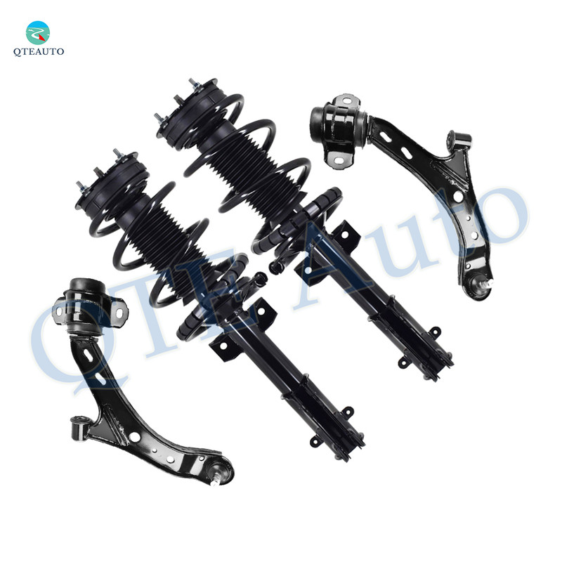 Set of 4 Front Lower Control Arm Ball Joint-Quick Complete Strut For 2005-2010 Ford Mustang