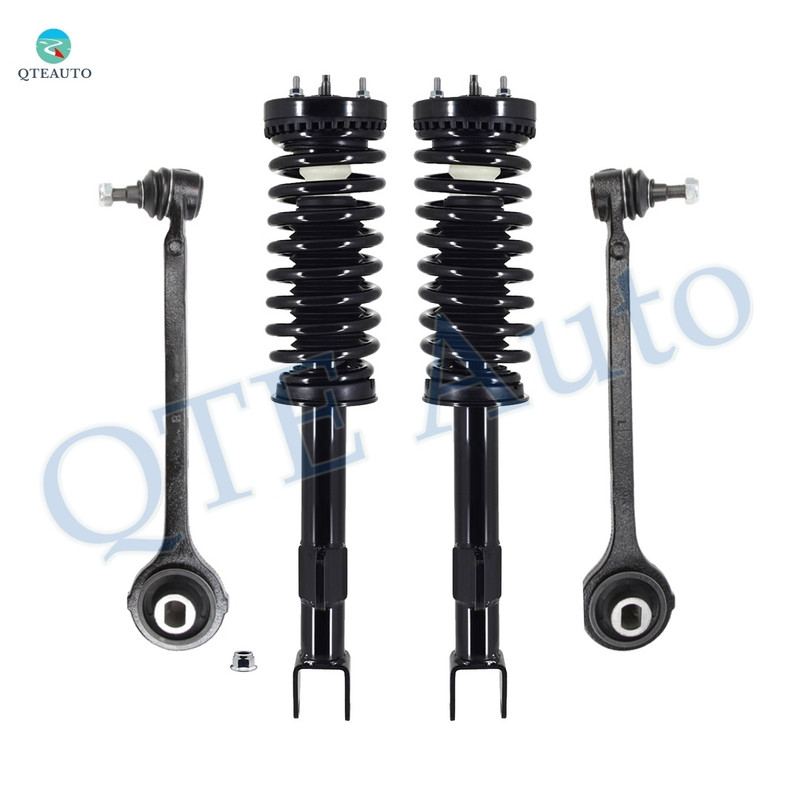 Set of 4 Front Lower Forward Control Arm Ball Joint-Quick Complete Strut-Coil Spring Assembly For 2005-2010 Chrysler 300 C