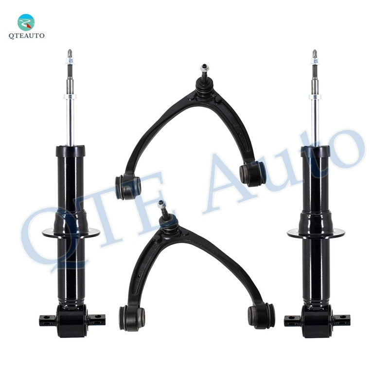 Set of 4 Front Upper Control Arm Ball Joint-Suspension Strut Assembly For 2015 2016 Cadillac Escalade without Aluminum Steering Knuckles