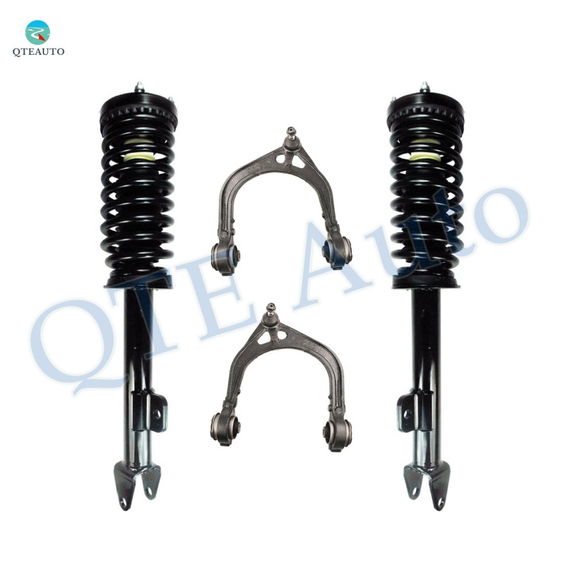 Set of 4 Front Upper Control Arm Ball Joint-Quick Complete Strut-Coil Spring Assembly For 2006-2008 Dodge Magnum SRT8