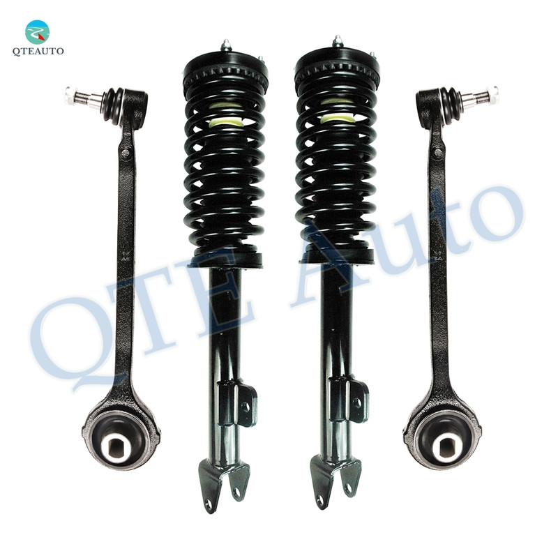 Set of 4 Front Lower Forward Control Arm Ball Joint-Quick Complete Strut-Coil Spring Assembly For 2006-2010 Dodge Charger