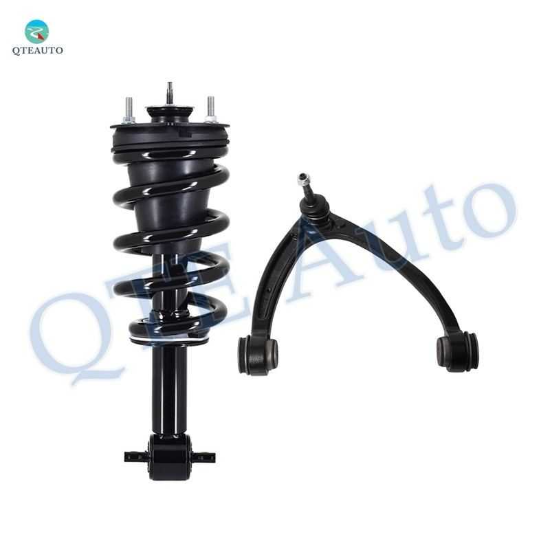 Front Right Upper Control Arm Ball Joint-Quick Complete Strut-Coil Spring Assembly For 2014-2016 Chevrolet Silverado 1500 4WD