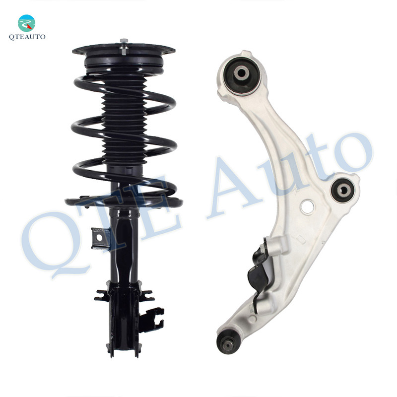 Front Right Lower Control Arm Ball Joint-Quick Complete Strut-Coil Spring Assembly For 2009-2014 Nissan Maxima