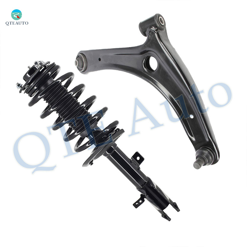 Front Left Lower Control Arm Ball Joint-Quick Complete Strut-Coil Spring Assembly For 2011-2017 Jeep Patriot