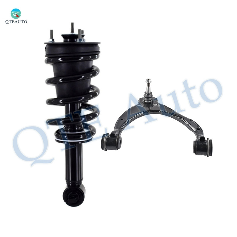Front Right Upper Control Arm Ball Joint-Quick Complete Strut-Coil Spring Assembly For 2015-2020 GMC Yukon XL Monotube Performance Upgrade