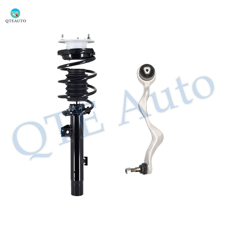 Front Left Lower Forward Control Arm Ball Joint-Quick Complete Strut-Coil Spring Assembly For 2008-2013 BMW 135I
