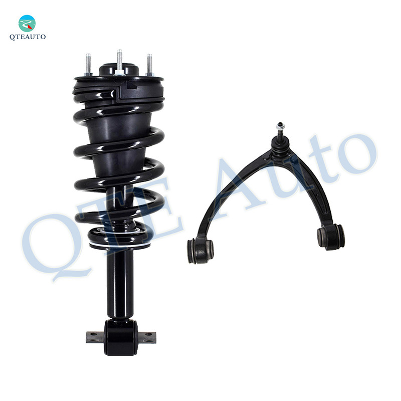 Front Left Upper Control Arm Ball Joint-Quick Complete Strut-Coil Spring Assembly For 2007-2013 GMC Sierra 1500