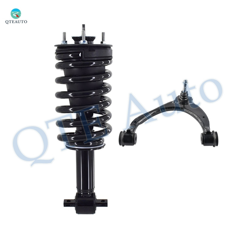 Front Left Upper Control Arm Ball Joint-Quick Complete Strut-Coil Spring Assembly For 2015-2020 GMC Yukon RWD