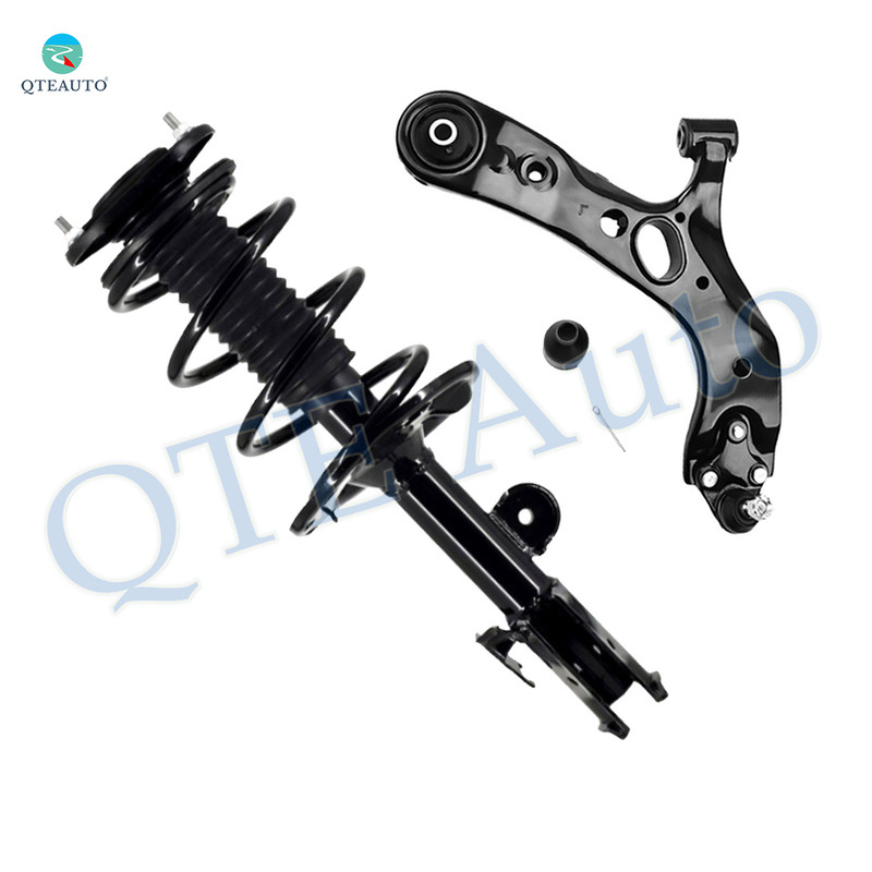Front Right Lower Control Arm Ball Joint-Quick Complete Strut-Coil Spring Assembly For 2006-2008 Toyota RAV4 V6