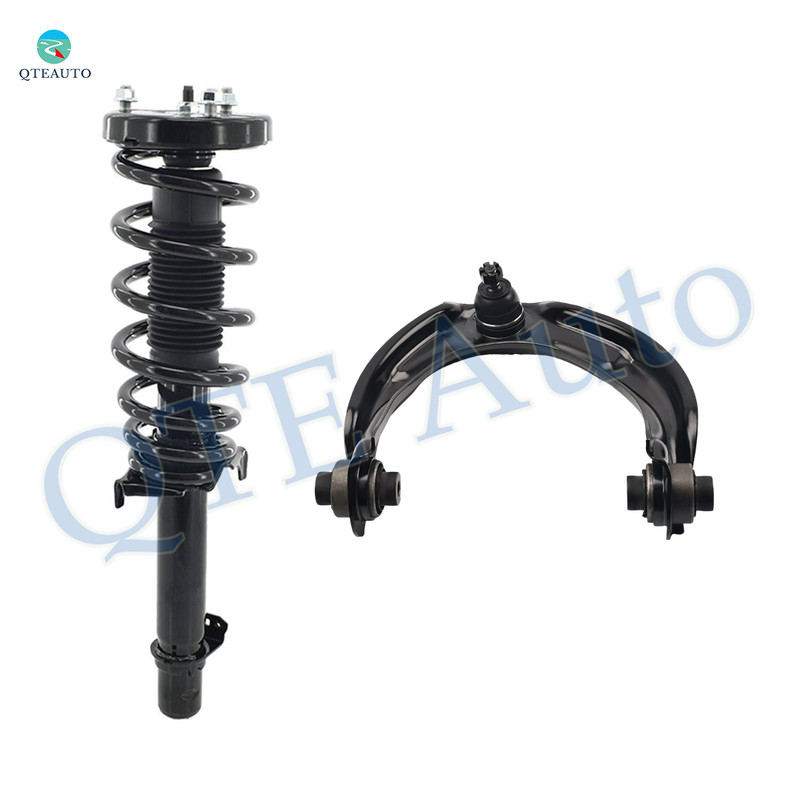Front Right Upper Control Arm Ball Joint-Quick Complete Strut-Coil Spring Assembly For 2008-2012 Honda Accord L4
