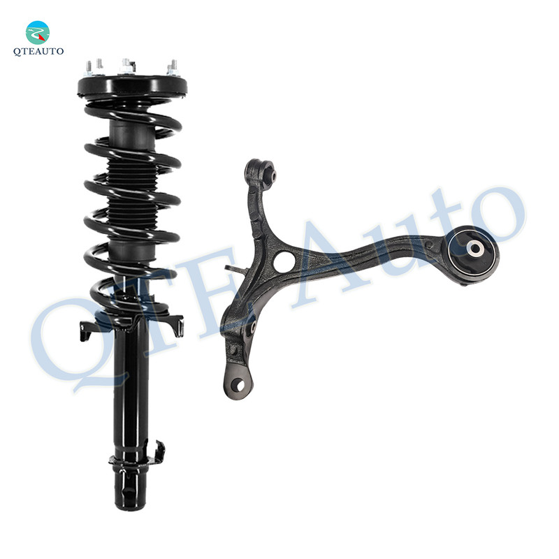 PM Auto Front Right Lower Control Arm-Quick Complete Strut-Coil Spring Assembly For 2009-2014 Acura TSX Sedan