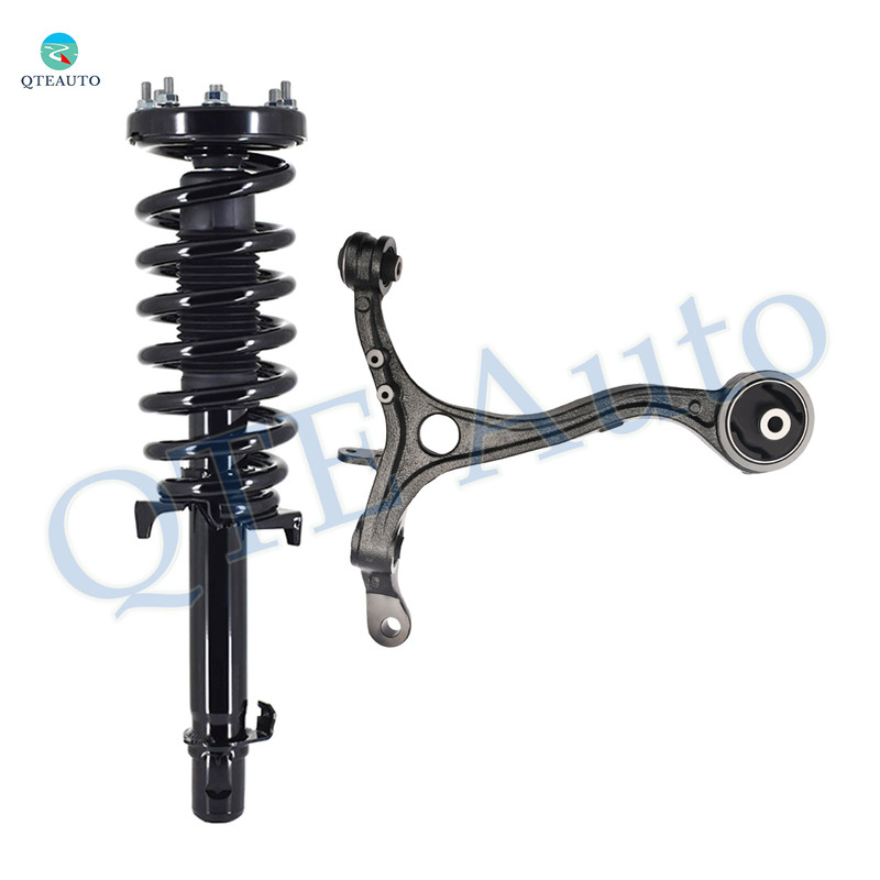 Front Right Lower Control Arm-Quick Complete Strut-Coil Spring Assembly For 2008-2012 Honda Accord V6