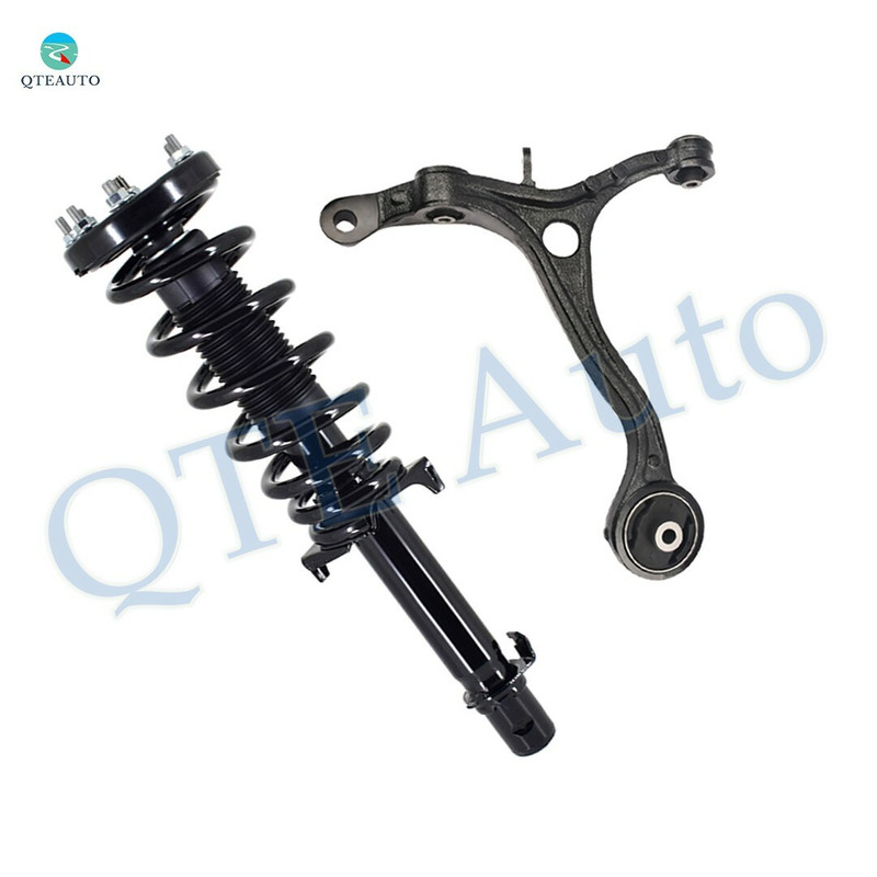 Front Right Lower Control Arm-Quick Complete Strut-Coil Spring Assembly For 2008-2012 Honda Accord