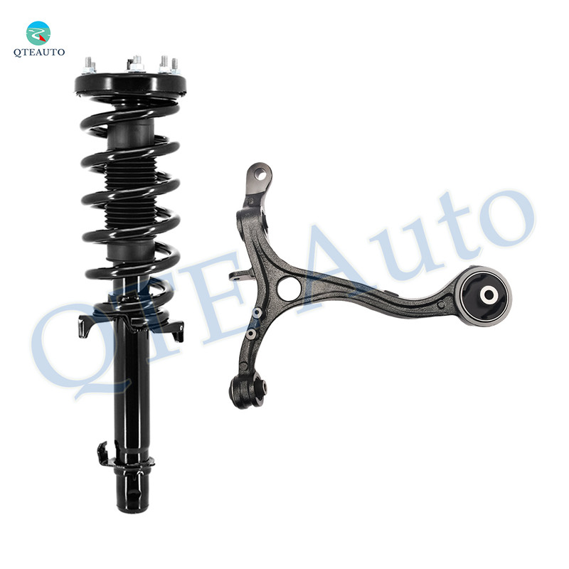 Front Left Lower Control Arm-Quick Complete Strut-Coil Spring Assembly For 2009-2014 Acura TSX