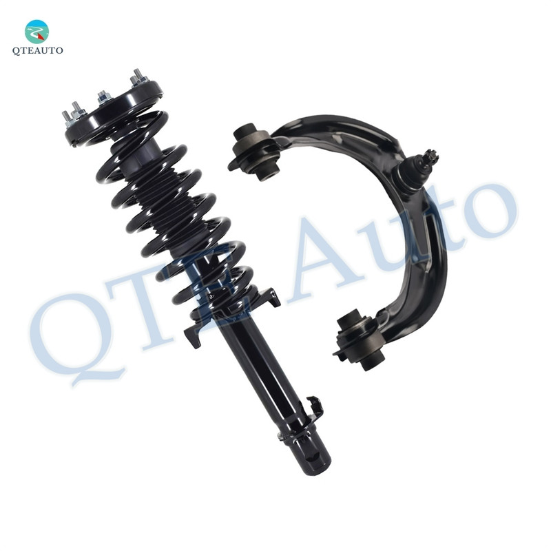 Front Right Upper Control Arm Ball Joint-Quick Complete Strut-Coil Spring Assembly For 2008-2012 Honda Accord V6