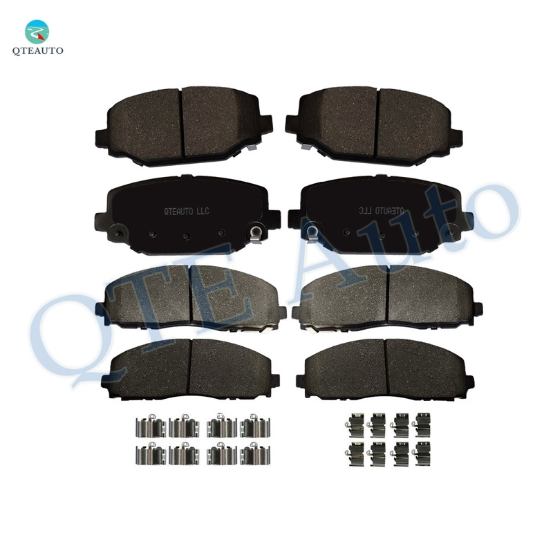 Set of 8 Front-Rear Ceramic Brake Pad Kit For 2012-2020 Dodge Journey