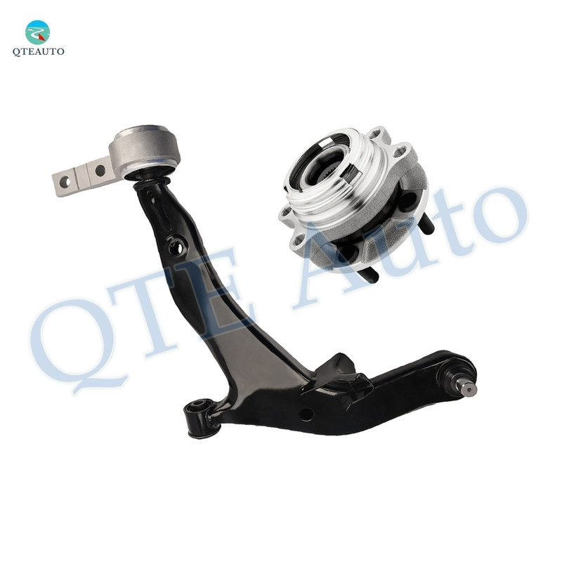 Front Left Lower Control Arm Ball Joint-Wheel Hub Bearing Assembly For 2003-2007 Nissan Murano