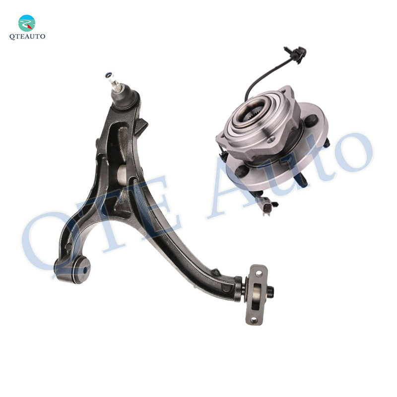 Front Left Lower Control Arm Ball Joint-Wheel Hub Bearing Assembly For 2006-2010 Jeep Commander