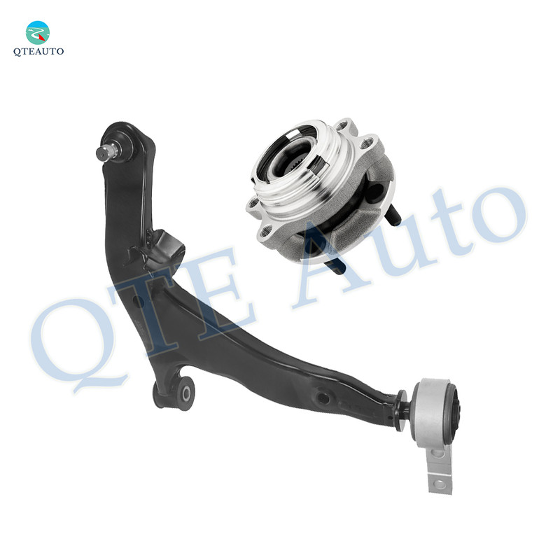 Front Right Lower Control Arm Ball Joint-Wheel Hub Bearing Assembly For 2003-2007 Nissan Murano