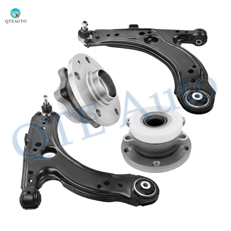 Set of 4 Front Lower Control Arm Ball Joint-Wheel Hub Bearing Assembly For 2005 2006 Volkswagen Jetta Set of 4 Front Lower Control Arm Ball Joint-Wheel Hub Bearing Assembly For 2005 2006 Volkswagen Jetta