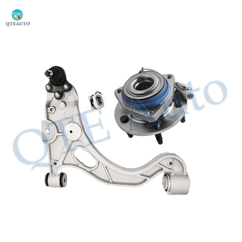 Front Left Lower Control Arm Ball Joint-Wheel Hub Bearing For 2000 2001 Pontiac Bonneville