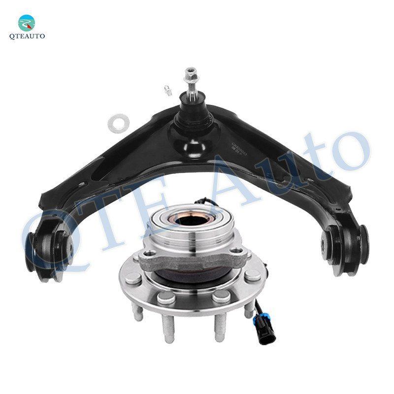 Front Upper Control Arm Ball Joint-Wheel Hub Bearing Assembly For 1999-2004 Chevrolet Silverado 2500 With 8 Stud Hub