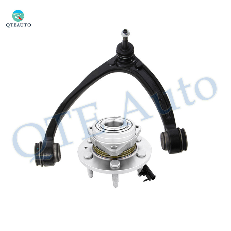 Front Left Upper Control Arm Ball Joint-Wheel Hub Bearing Assembly For 2007-2013 GMC Sierra 1500