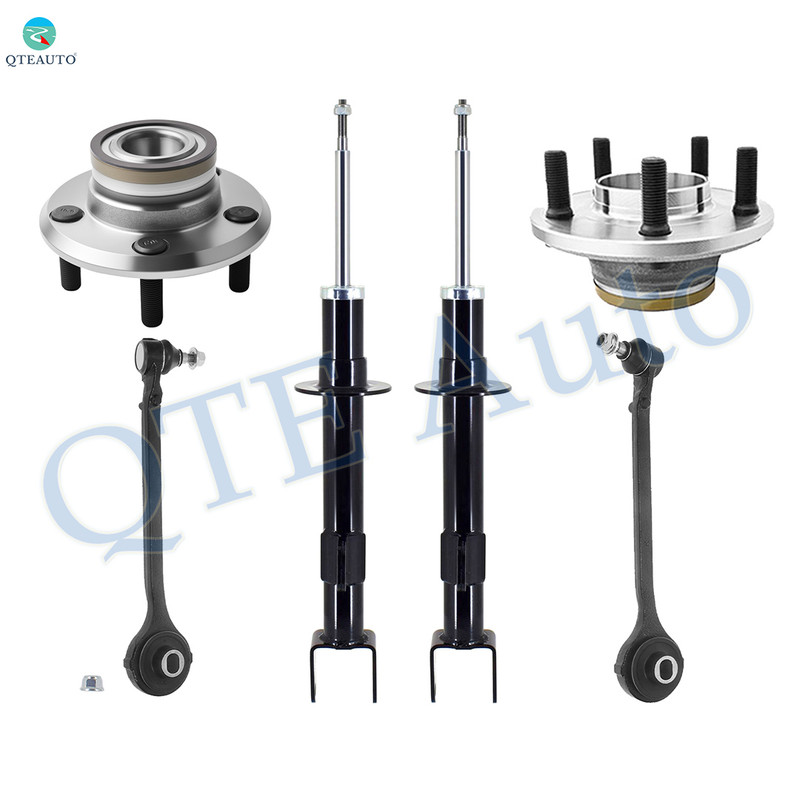 Set of 6 Front Lower Forward Control Arm Ball Joint-Wheel Hub Bearing Assembly-Suspension Strut Assembly For 2012-2014 Dodge Charger