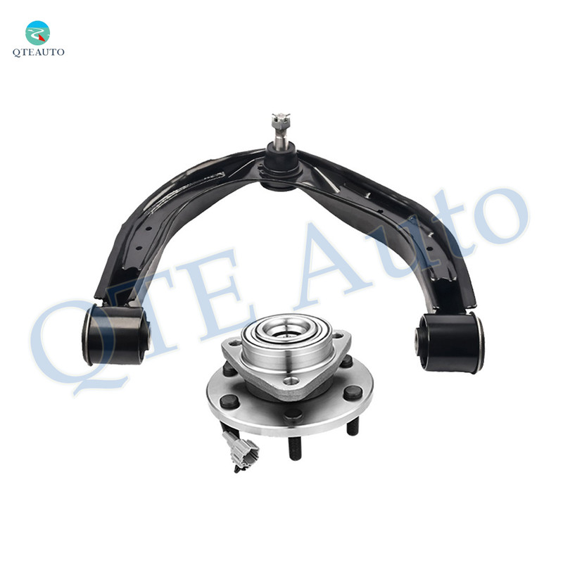Front Left Upper Control Arm Ball Joint-Wheel Hub Bearing Assembly For 2004-2007 Infiniti QX56