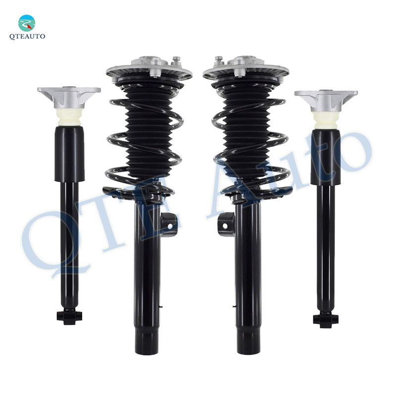 Set of 4 Front Quick Complete Strut-Coil Spring Assembly-Rear Complete Shock Absorber Kit For 2012-2015 BMW 335I