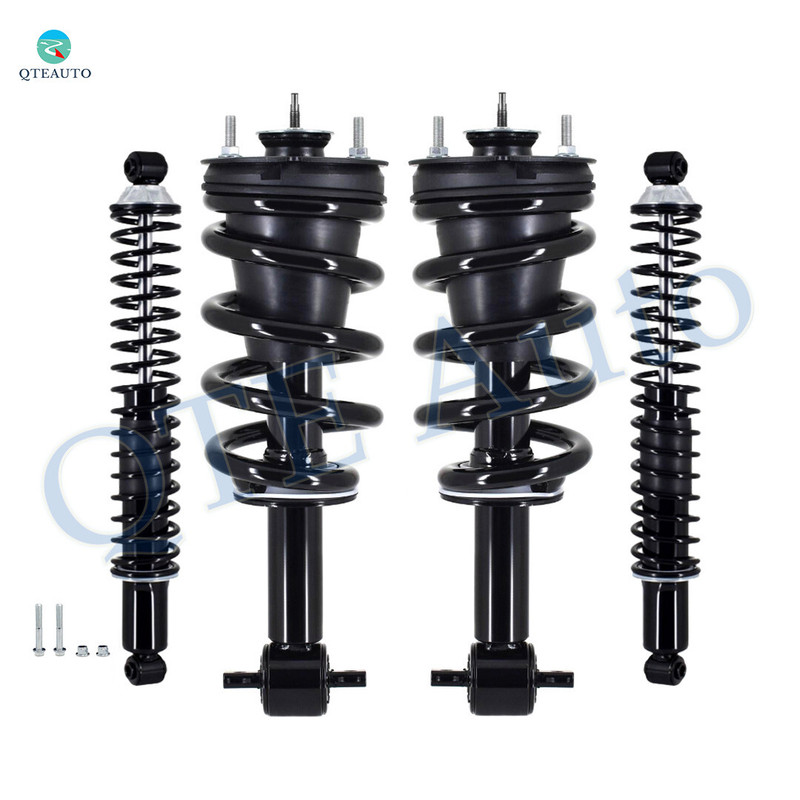 Set of 4 Front Quick Complete Strut-Coil Spring Assembly-Rear Complete Shock Absorber Kit For 2019 GMC Sierra 1500 Limited 4WD
