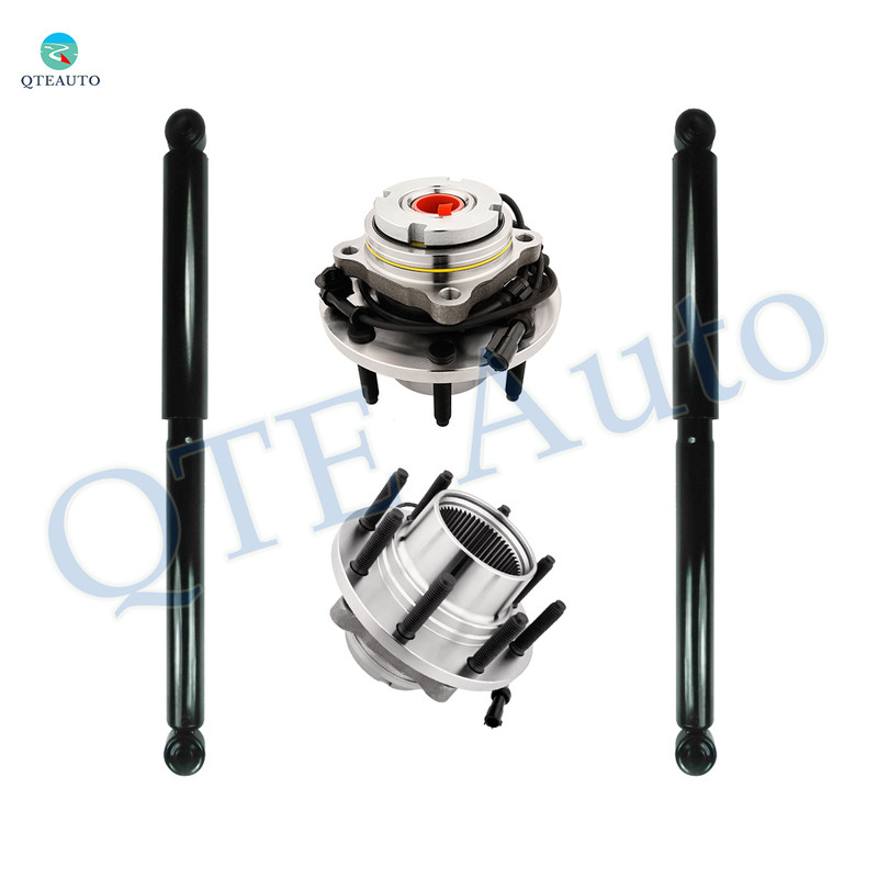 Set of 4 Front Shock Absorber-Wheel Hub Bearing Assembly For 2003 2004 Ford F-250 Super Duty 4WD Monotube Performance Upgrade Set of 4 Front Shock Absorber-Wheel Hub Bearing Assembly For 2003 2004 Ford F-250 Super Duty 4WD Monotube Performance Upgrade