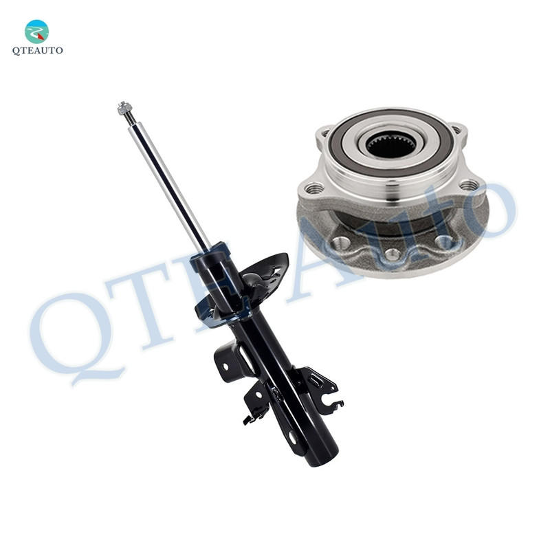 Front Left Suspension Strut Assembly-Wheel Hub Bearing Assembly For 2015-2017 Chrysler 200