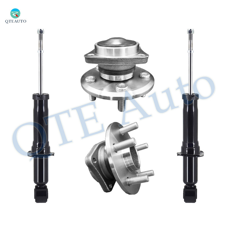 Set of 4 Rear Suspension Strut Assembly-Wheel Hub Bearing Assembly For 2003-2008 Toyota Corolla 4-Wheel ABS