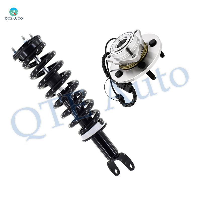 Front Quick Complete Strut-Coil Spring Assembly-Wheel Hub Bearing Assembly For 2014-2018 RAM 1500