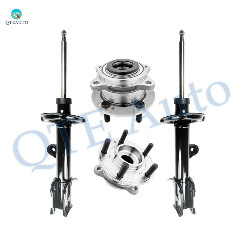 Set of 4 Front Suspension Strut Assembly-Wheel Hub Bearing Assembly For 2010-2012 Hyundai Santa FE Set of 4 Front Suspension Strut Assembly-Wheel Hub Bearing Assembly For 2010-2012 Hyundai Santa FE