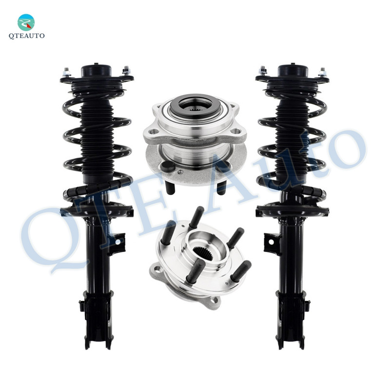 Set of 4 Front Quick Complete Strut-Coil Spring Assembly-Wheel Hub Bearing Assembly For 2013 2014 Hyundai Santa FE Set of 4 Front Quick Complete Strut-Coil Spring Assembly-Wheel Hub Bearing Assembly For 2013 2014 Hyundai Santa FE