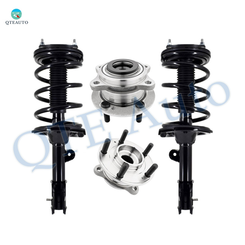 Set of 4 Front Quick Complete Strut-Coil Spring Assembly-Wheel Hub Bearing Assembly For 2007-2009 Hyundai Santa FE Limited SE GLS Set of 4 Front Quick Complete Strut-Coil Spring Assembly-Wheel Hub Bearing Assembly For 2007-2009 Hyundai Santa FE Limited SE GLS
