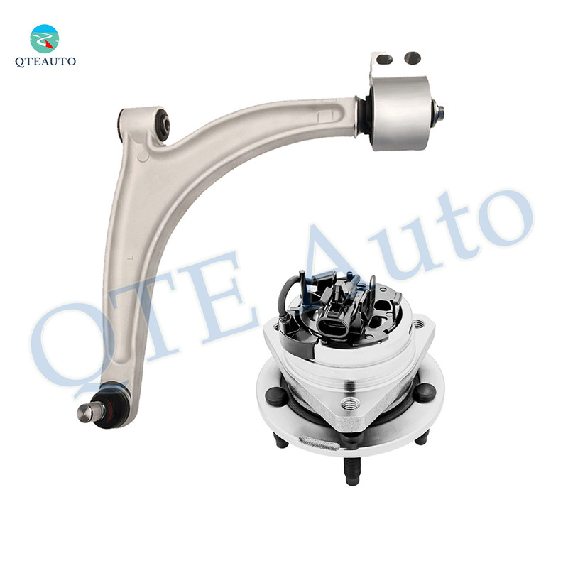 Front Left Lower Control Arm Ball Joint-Wheel Hub Bearing Assembly For 2005-2010 Pontiac G6