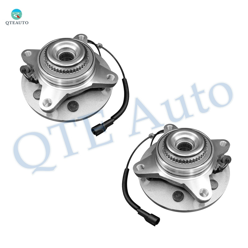 Pair of 2 Front Wheel Hub Bearing Assembly For 2004 2005 Ford F-150 4WD with 6 Stud Hub