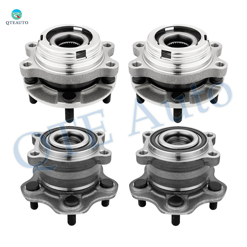 Set of 4 Front-Rear Wheel Bearing-Hub Assembly For 2007-2018 Nissan Altima