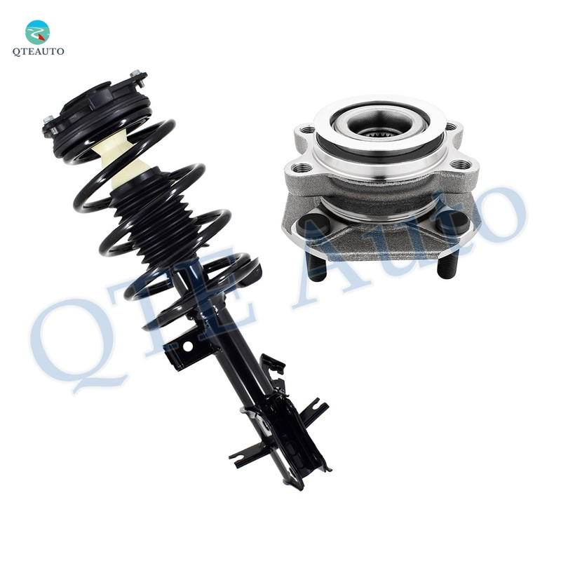 Front Right Quick Complete Strut-Coil Spring Assembly-Wheel Hub Bearing Assembly For 2007-2012 Nissan Sentra Front Right Quick Complete Strut-Coil Spring Assembly-Wheel Hub Bearing Assembly For 2007-2012 Nissan Sentra