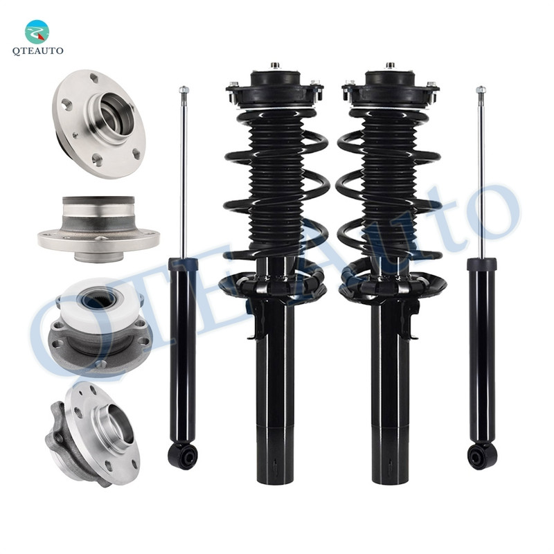 Set of 8 Front Quick Complete Strut-Coil Spring Assembly-Wheel Hub Bearing Assembly-Rear Shock Absorber-Wheel Hub Bearing Assembly For 2011-2014 Volkswagen Jetta Exc. Sport Suspension Set of 8 Front Quick Complete Strut-Coil Spring Assembly-Wheel Hub Bearing Assembly-Rear Shock Absorber-Wheel Hub Bearing Assembly For 2011-2014 Volkswagen Jetta Exc. Sport Suspension