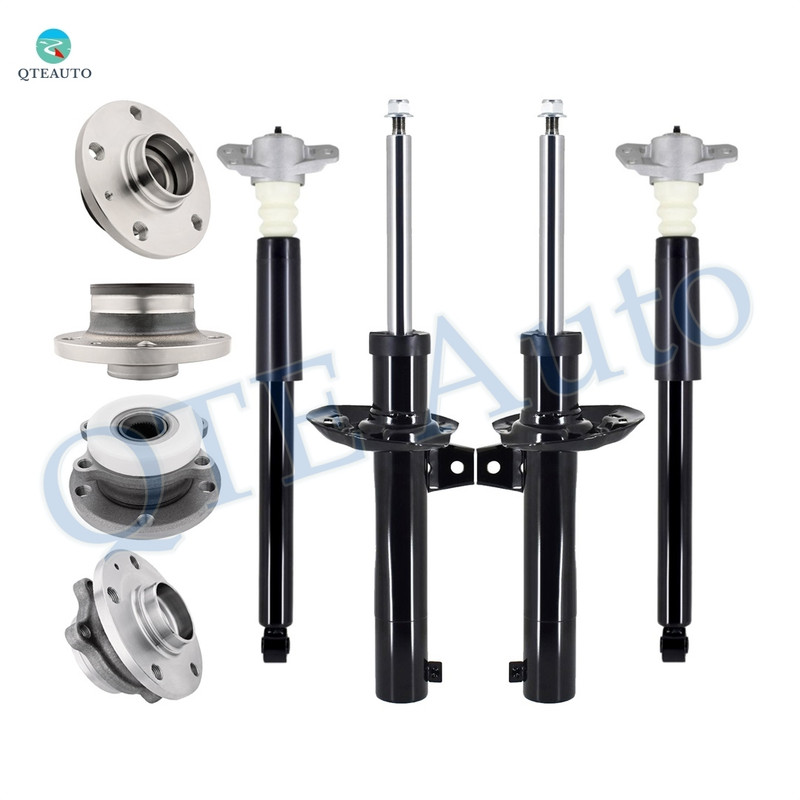 Set of 8 Front Suspension Strut Assembly-Wheel Hub Bearing Assembly-Rear Complete Shock Absorber Kit-Wheel Hub Bearing Assembly For 2015-2018 Audi Q3 Set of 8 Front Suspension Strut Assembly-Wheel Hub Bearing Assembly-Rear Complete Shock Absorber Kit-Wheel Hub Bearing Assembly For 2015-2018 Audi Q3